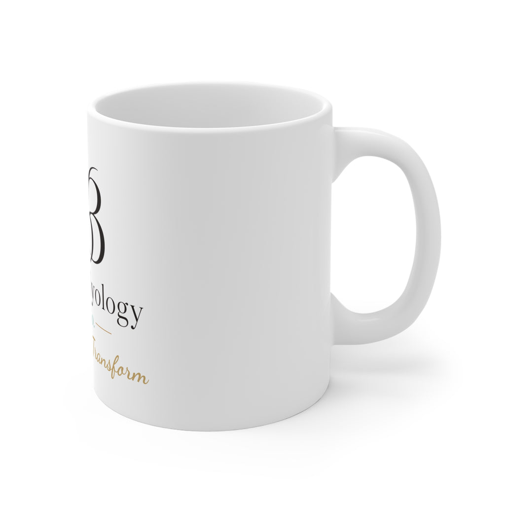 Butterfly Monogram Ceramic Mug