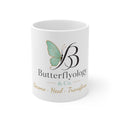 Butterfly Monogram Ceramic Mug