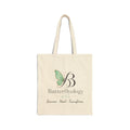 Butterfly Monogram Canvas Tote | Become • Heal • Transform'